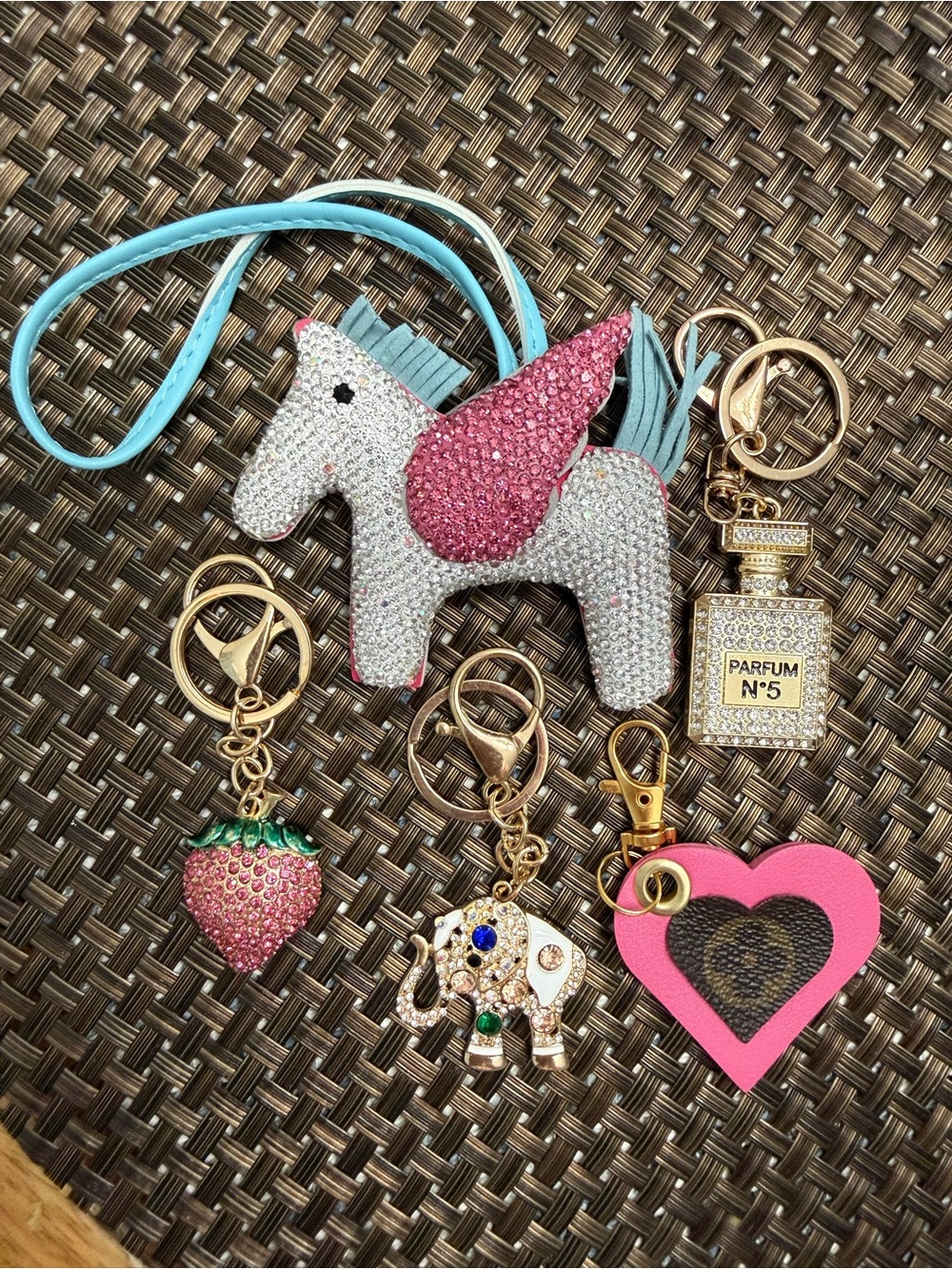 Multi keychain/bag charms unbranded